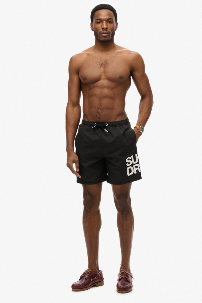 SPORTSWEAR LOGO 17 SWIM SHORT M3010247A BLACK